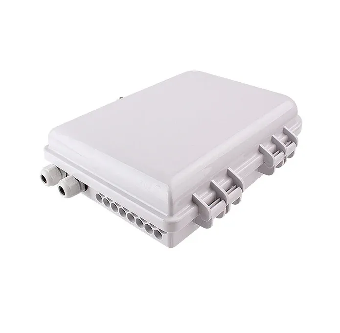 PC ABS 16 Core Fiber Optic Distribution Box FTTH for 1x16 PLC Splitter, IP65 Outdoor-boxintelecom