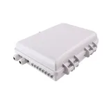 PC ABS 16 Core Fiber Optic Distribution Box FTTH for 1x16 PLC Splitter, IP65 Outdoor