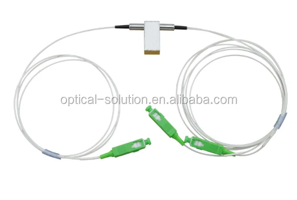 ZG Tech Wholesaler Price Mechanical Single Mode 1310/1550nm Self-latching 5V 1X2 Optical Remote Fiber Switch SC/APC Connector 1M