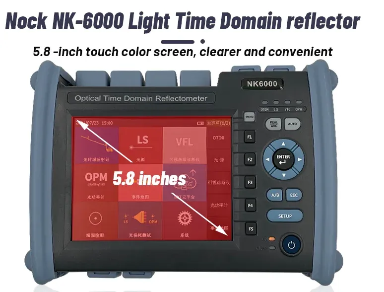 APT Fiber Optic Equipment3.5 Inch Touch Screen OTDR NK6000 Single Multi Mode Multi-function OTDR 1310/1550nm test Tool OTDR-boxintelecom