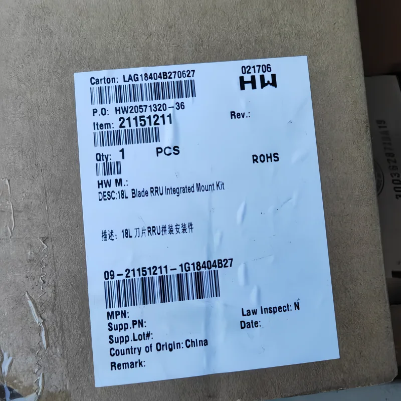 Integrated Mounting Kit 21151211 for Fiber Optic Equipment 18L Blade RRU with Pendant Bracket Ear Mount for 5G Networks-boxintelecom