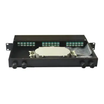 24 Port Sliding Drawer LGX Cassette 72 Fiber Optic Enclosure Patch Panel for FTTH Applicat