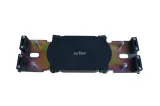 Customizable Black Fiber Joint Closure FTTH Horizontal Enclosure 5 Ports Compatible 4G/WiF