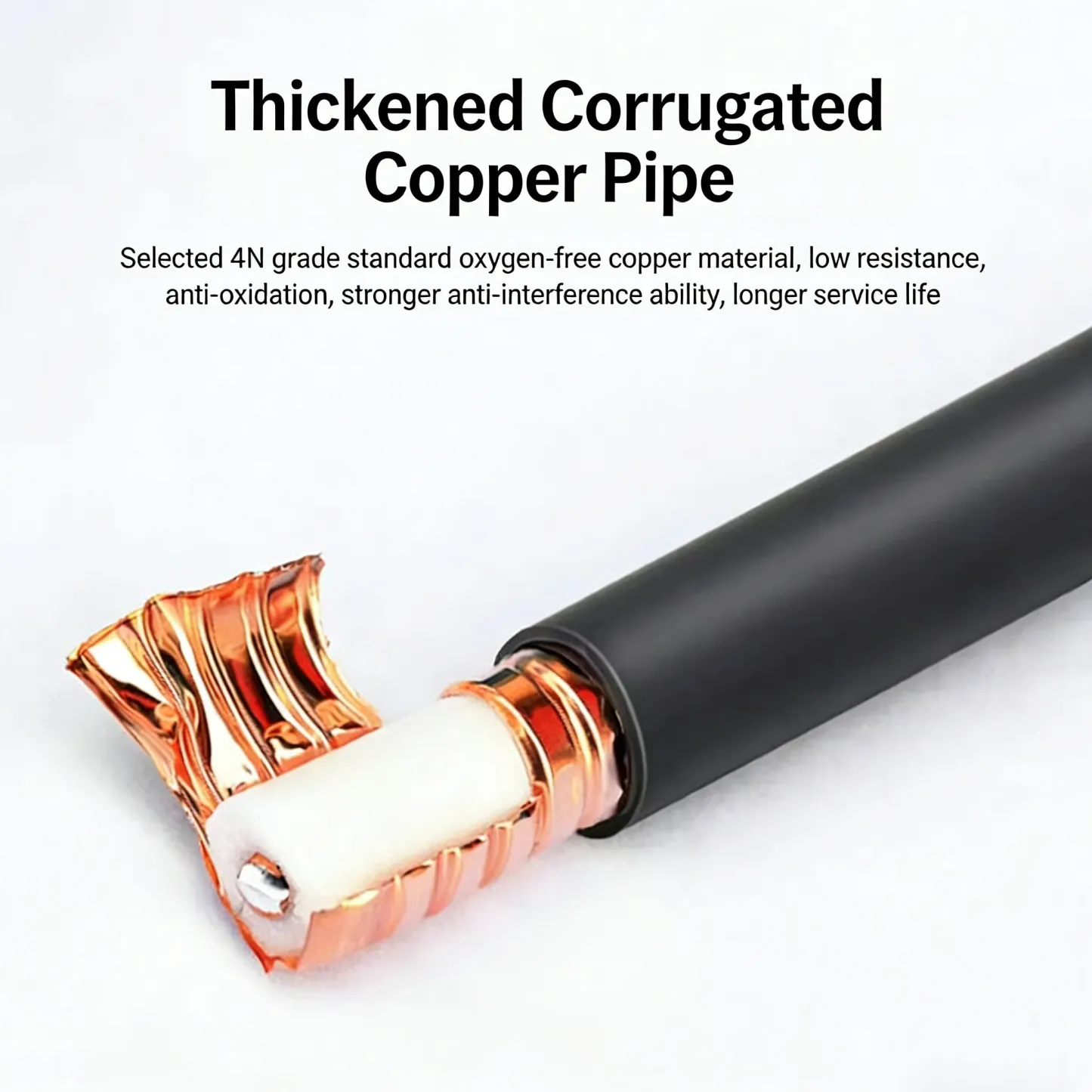 RF Feeder Cable Copper Aluminium Superflex Cable 1/4" 3/8" 1/2" 7/8" 1-1/4" 1-5/8 50 Ohm