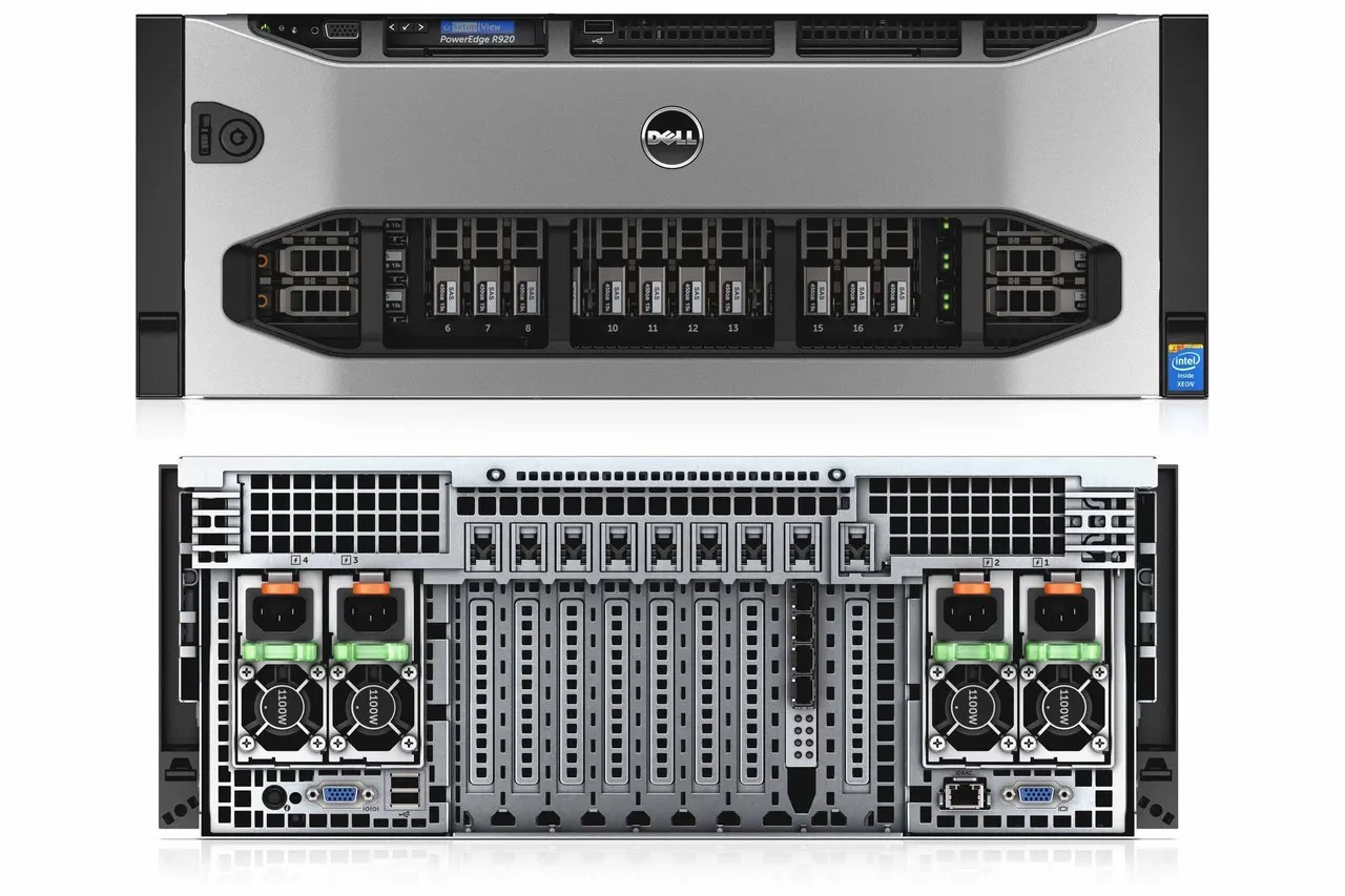 Good Price Dell Poweredge Xeon SAS SATA Used Second Hand Server 4u Chassi dell R920 1