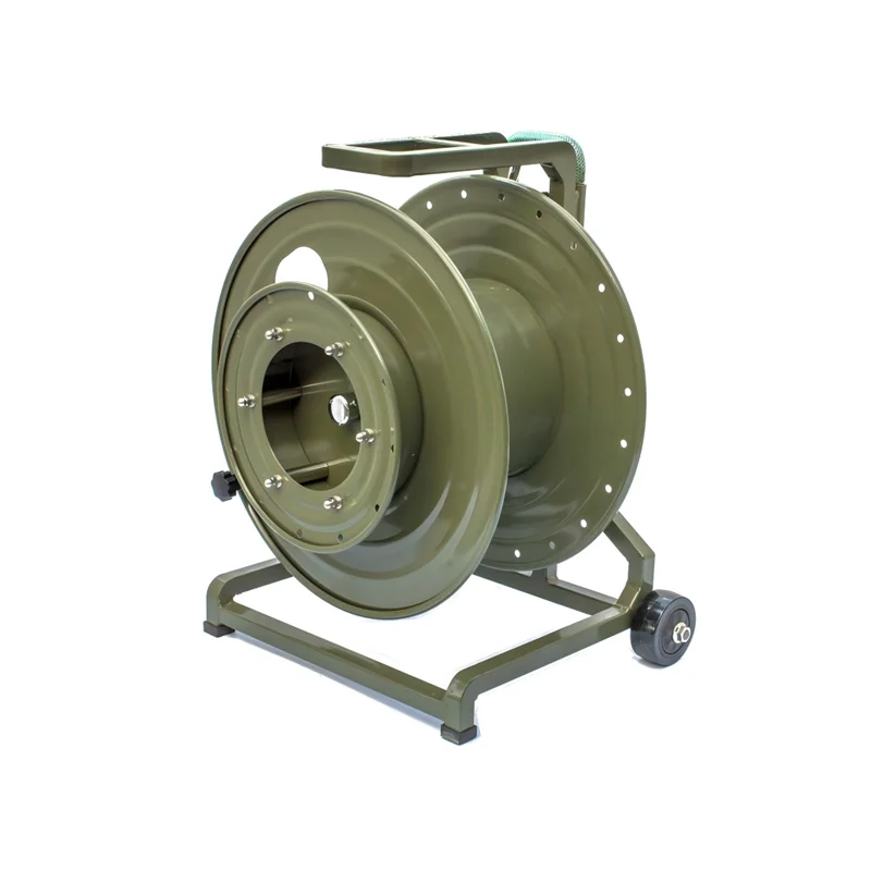 FTTA Fiber Optic Cable Reel Drum with All Disk Body, Claw-Type Sub-Disk, Locking Key for O
