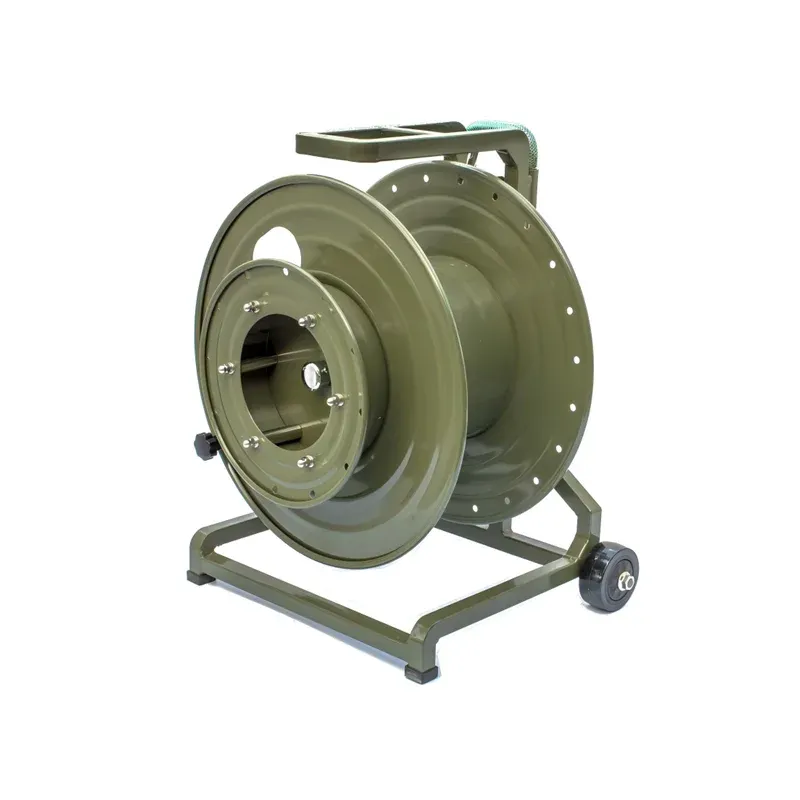 FTTA Fiber Optic Cable Reel Drum with All Disk Body, Claw-Type Sub-Disk, Locking Key for O