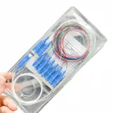 1 2 4 8 16 32 64 Single Mode 0.9mm LSZH PLC Fiber Optic Splitter LC Connector for FTTX/FTT