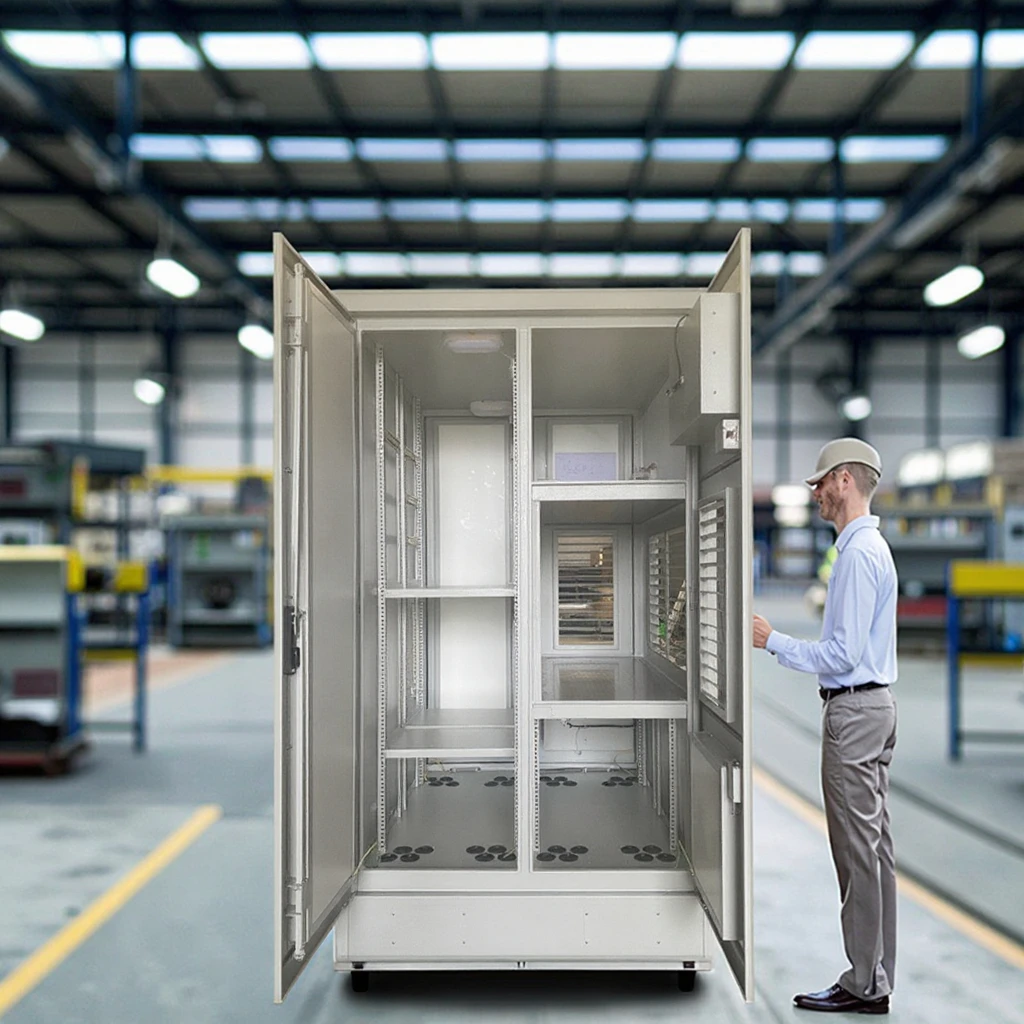 Customized IP55 Protection Level Tower Outdoor Integrated 5/4G Communication Enclosure Aluminum Alloy Galvanized Stainless Steel-boxintelecom