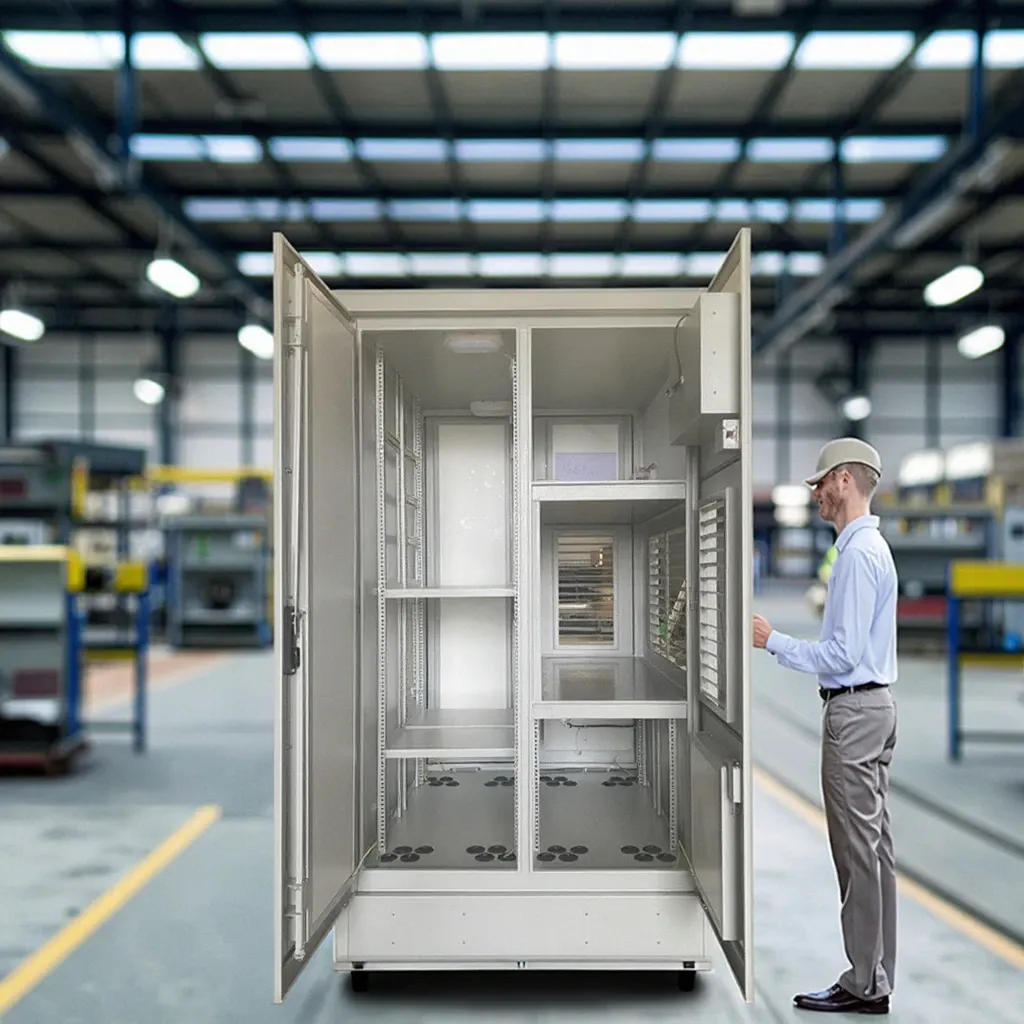 Customized IP55 Protection Level Tower Outdoor Integrated 5/4G Communication Enclosure Aluminum Alloy Galvanized Stainless Steel-boxintelecom