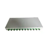 24 Port SC/APC Single Mode Fiber Optic Distribution Box with Pigtails and Adapters Fixed T