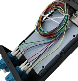 4 Port 8 Core LC Wall Mount Fiber Optic Terminal Box Metal Cold Rolled Steel Fiber Splice 