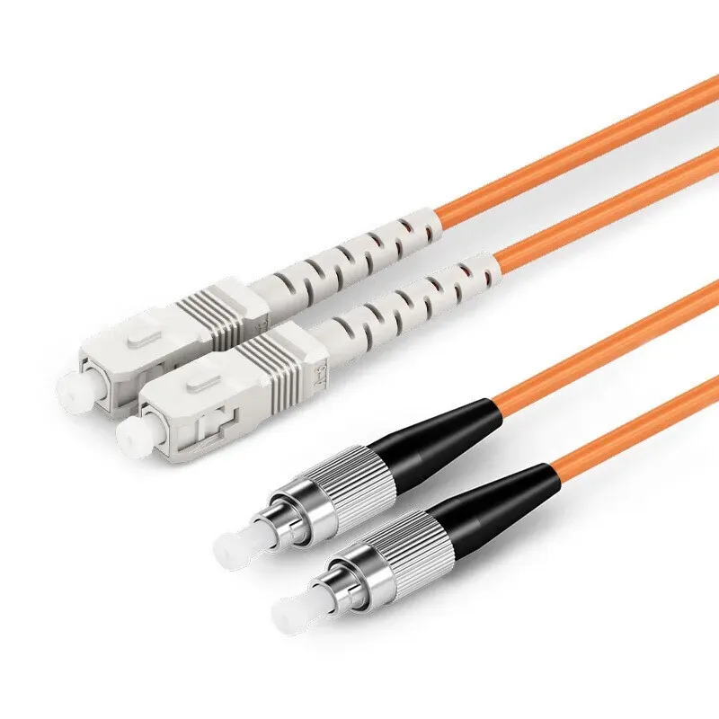 Gigabit Multimode Fiber Jumper Om2 Dual-Core SC-FC Pigtail 50/125 for FTTH OEM Brand 1 Year Warranty-boxintelecom