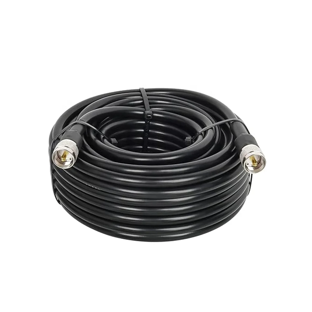 RF Coaxial Jumper Cable Assembly 50 Ohm RG213 UHF PL-259 Male to Male Low Loss RF Jumper Cables-boxintelecom