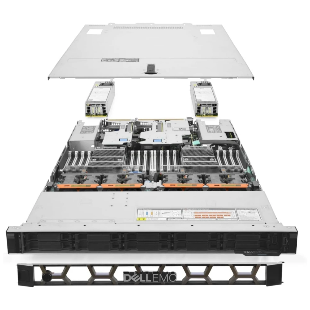 Lower Price Dells Poweredge R650 Second Hand Network Computers Refurbished 1U Rack Used Server 4