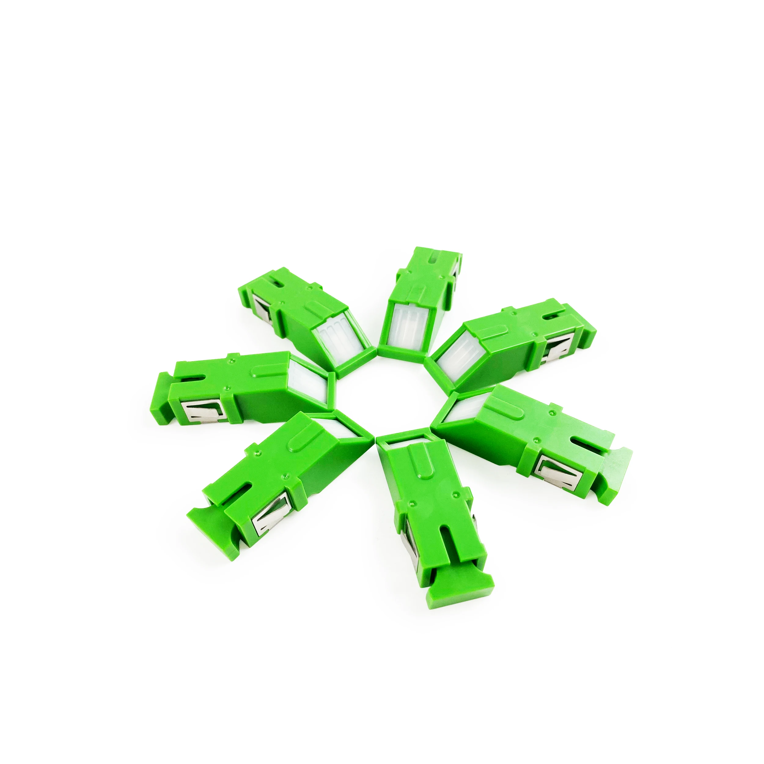 Factory price fiber optical adapter SC LC FC ST APC UPC Duplex simplex with flange
