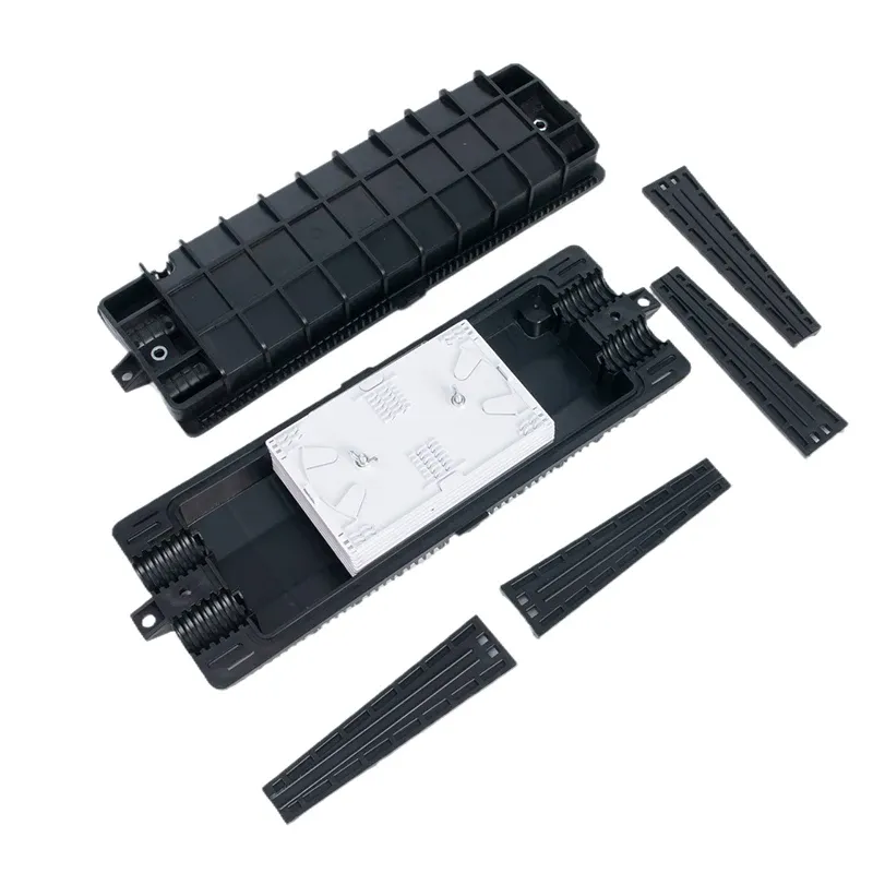 48/96 Core FTTX Fiber Optic Splice Closure 2-In/2-Out Joint Enclosure Optical Equipment