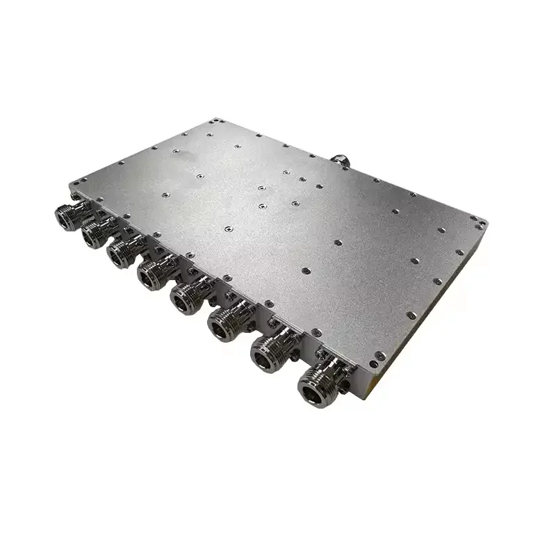 RF UHF Power Splitter 400-470MHz 8 Way Power Splitter 400MHz Wilkinson Power Splitter Divi
