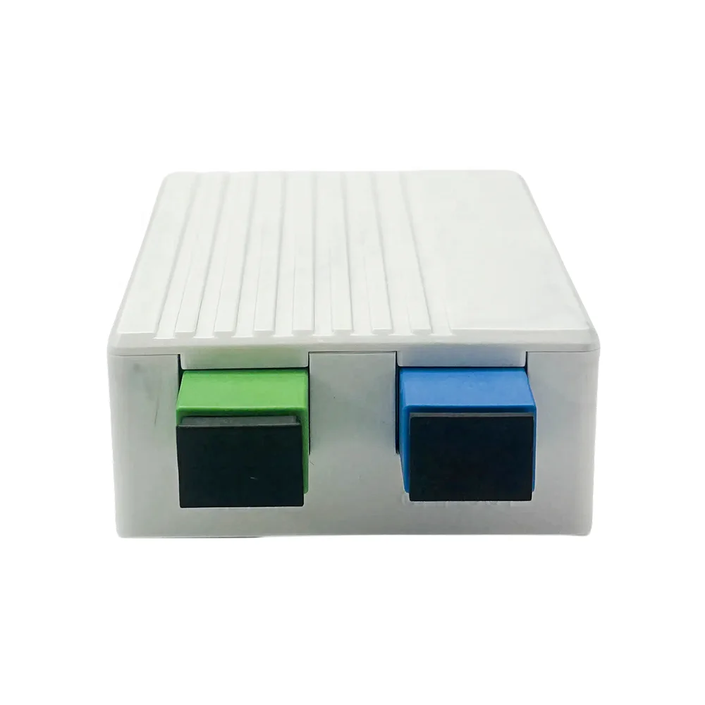 FTTH Catv Node 1550nm WDM OR18P Fiber Optic Mini Passive Optical Receiver 1 RF 2 RF Port Triplexer Mode With AGC WDM Function-boxintelecom