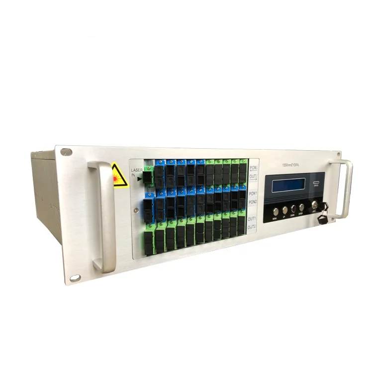 1550nm Catv Fiber Optical Amplifier WDM EDFA 32 Port Amplifier-boxintelecom