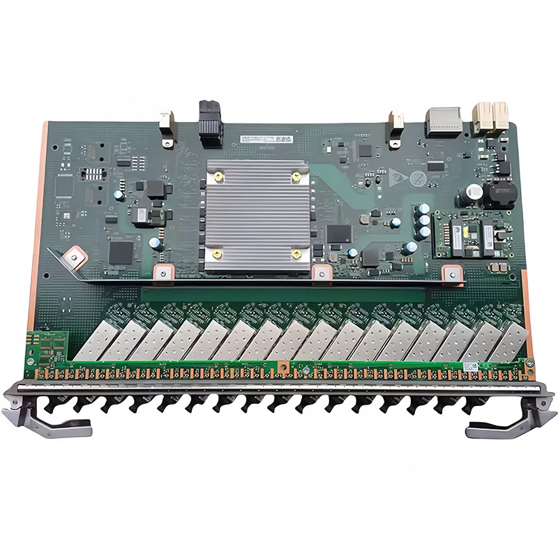 OLT Service Card 16 GPON SFP Ports B+/C+/C++ Modules GPLF Model 1:128 Split Ratio FTTH/FTTB/FTTX 1 Year Warranty Green-boxintelecom