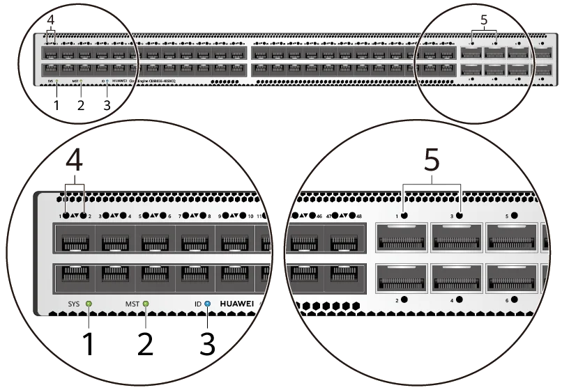 New CE6865E-48S8CQ 6865E Series 0gig 48 Port Network Switch 1000 Mbps Rack Products