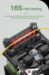 Original FX39 Trunk Fusion Splicer Six Motors Core to Core Alignment Spanish French Portug