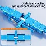 High Quality Telecom Grade Fiber Optic SC Simplex Flange Adapter Coupler Docking Adapter C