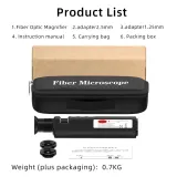200x 400x Handheld FiberProbe  Microscope Inspection  Machine  Fiber Optic Inspection Micr