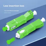 Single Mode SC Male-LC Female Fiber Optic Adapter Flange Converter FTTX/FTTH Network Telec