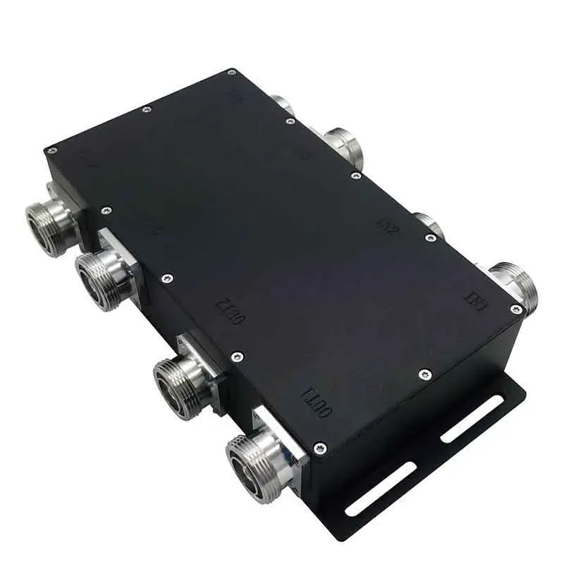 boxin 698-4000MHz RF Combiner 4x4 Hybrid Coupler with 500w DIN-F Combiner Widely Used for 
