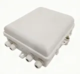 Fiber Optic Splitter Distribution Box - 1x16 Thickened ABS 24-Core Telecom-Grade Optical S