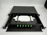 Good quality 19 Inch 12 24 48 cores ODF Optical Termination Box FTTH ODF 24 Ports 48 72 96
