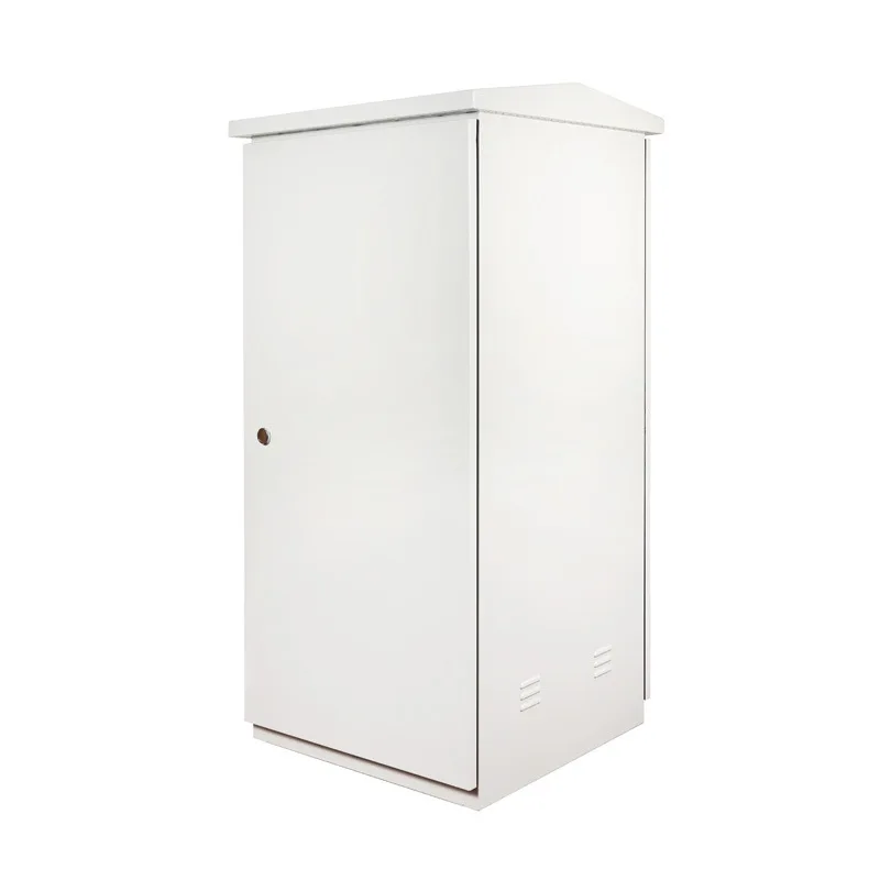 Custom 19-Inch IP55 Stainless Steel Outdoor Telecom Cabinets Waterproof Distribution Box 6U 9U 12U Battery Enclosures-boxintelecom