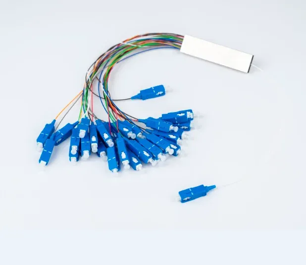 Steel Tube Type PLC SPLITTER 1x 32 Way Fiber Splitter with sc Upc Connector Fast Delivery