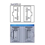1600G OSFP1600 2xDR4 500M 1.6T FTTH Optical Transceiver Module for High-Speed Data Transmi