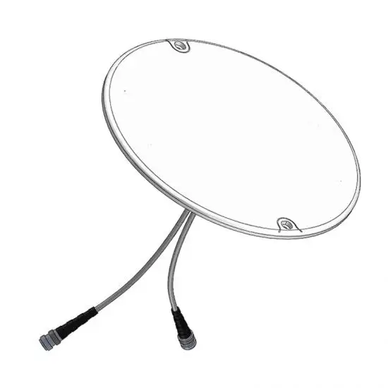 LOW PIM 600-6000MHz 2.5/5.0dB UHF SISO Omni Slim Ceiling Mount Antennas for IBS DAS Public