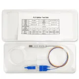 Mini Type FTTH 1*2 Fiber PLC Splitter Low Insertion Loss SC/UPC 1M 1.5M 2M  Module Type PL