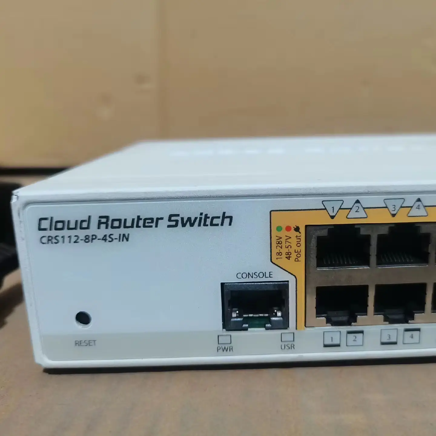 MikroTik CRS112-8P-4S-IN 4 SFS Gigabit ROS Wired POE Routing Switch-boxintelecom