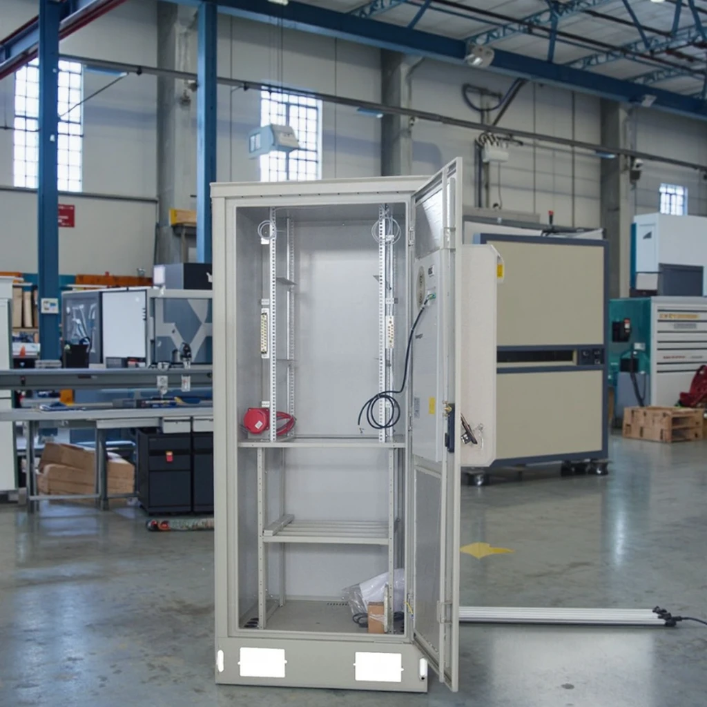 Integrated Outdoor Steel Air Conditioning Cabinet Intelligent Temperature Control IP55 Protection Level Direct Sale Manufacturer-boxintelecom