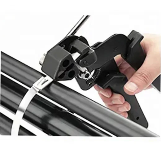 Factory Price Ftth Stainless Steel Cable Tie Pliers Set Cut Stainless Steel Zip Tie Gun-boxintelecom