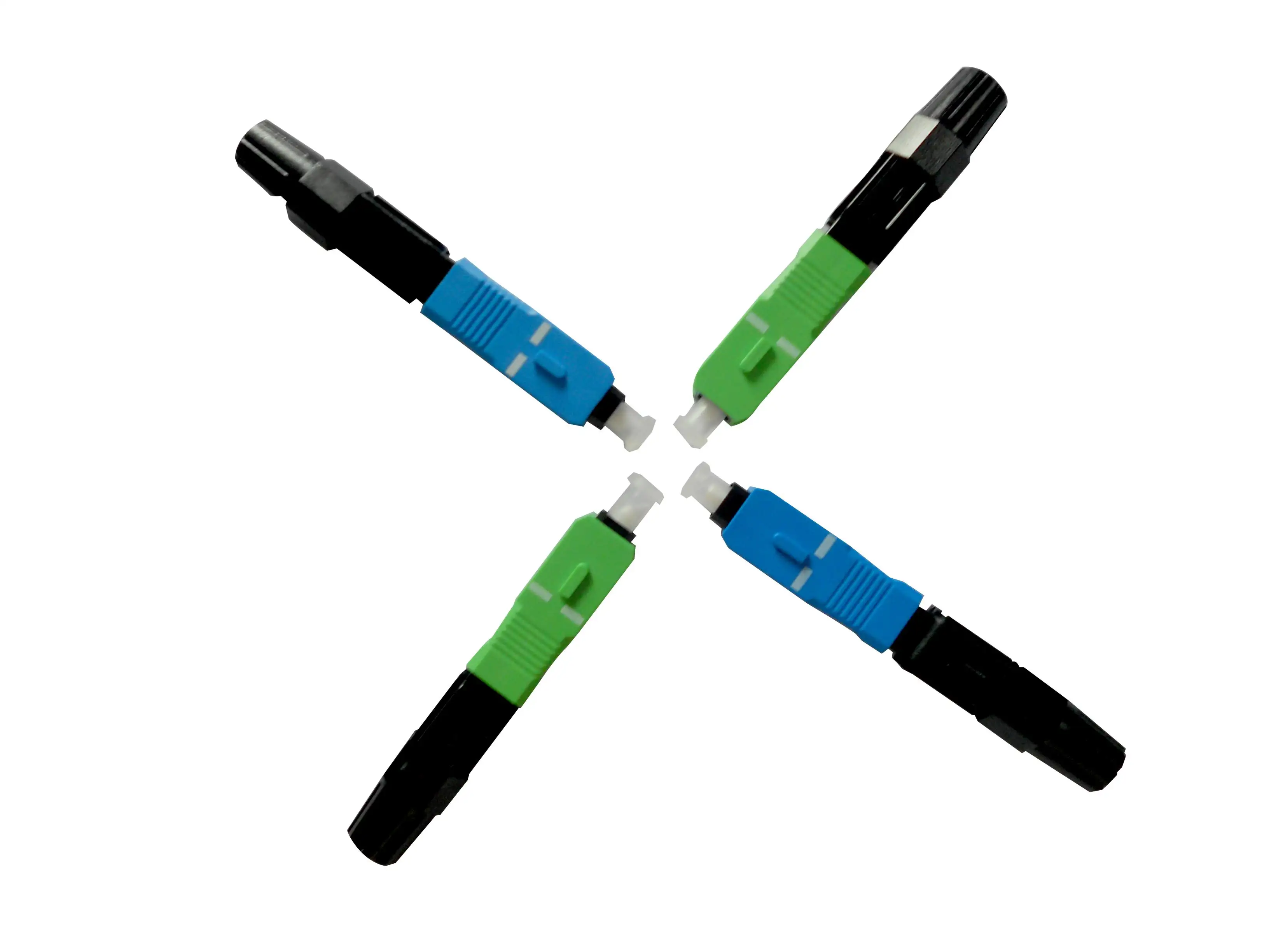 Telecommuniate Fast Installation Connecting SC/PC Optic Fiber Fast Connectors for FTTH Drop Cable-boxintelecom