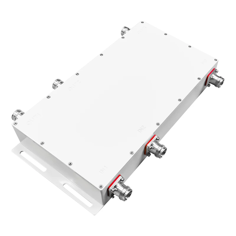 High Isolation 380-3800MHz 3 in 3 Out Hybrid Combiner Low Pim  with 4.3-10 Female Type,  f