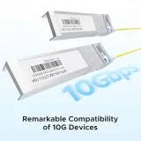 10G SFP+ BiDi Transceiver Module 1270nm/1330nm Single Fiber LC DDM 10km FTTH Compatible fo