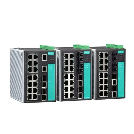 Stable Moxa EDS-518A Series Switch 16+2G-port Gigabit Managed Ethernet Switches