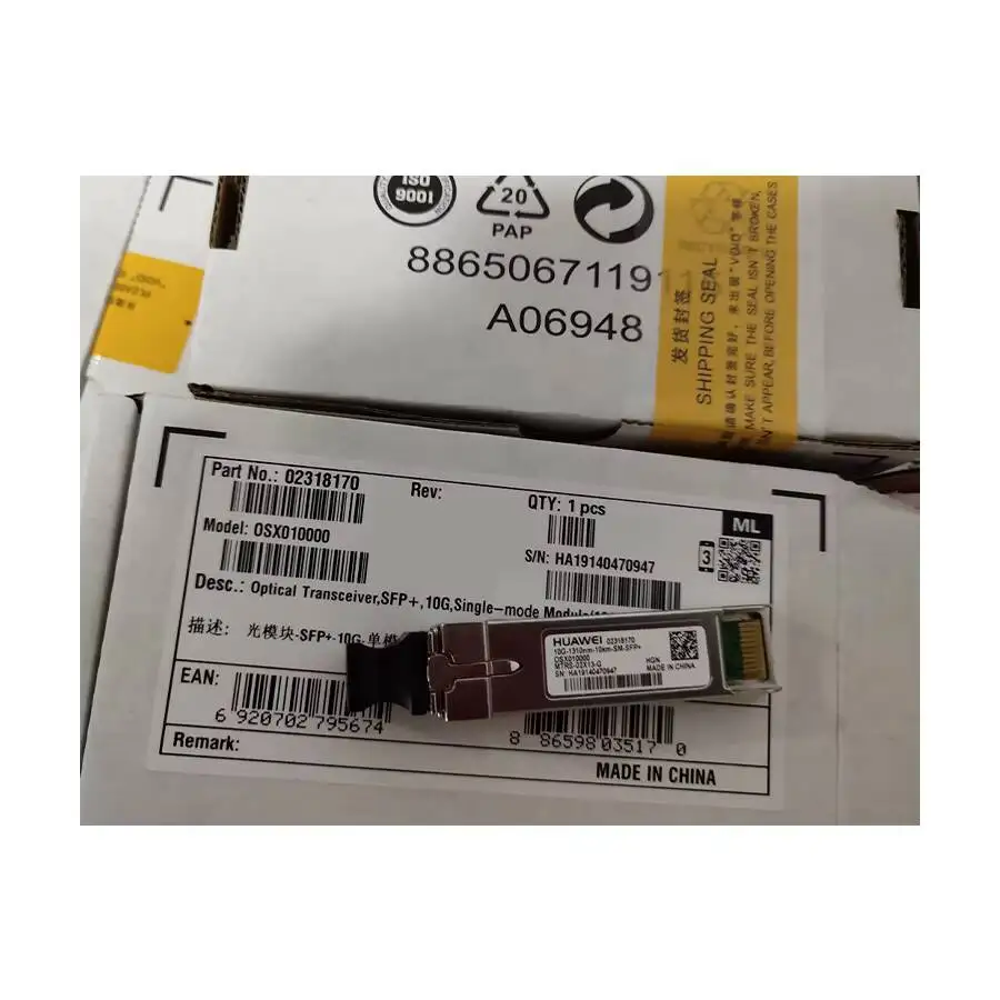 In Stock Original SFP+ 10G Single Model Module 1310NM 10KM LC 02318170 OSX010000-boxintelecom