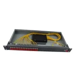 1U Rack Mount Fiber Optic PLC Splitter 1*16 FC/UPC G652D Single-Mode Fiber LC Connector SC