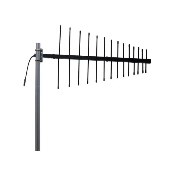 Hot Sale VHF High-Gain VPol 11dBi 380-500MHz Log Periodic Antenna Yagi Antenna with N-Female for