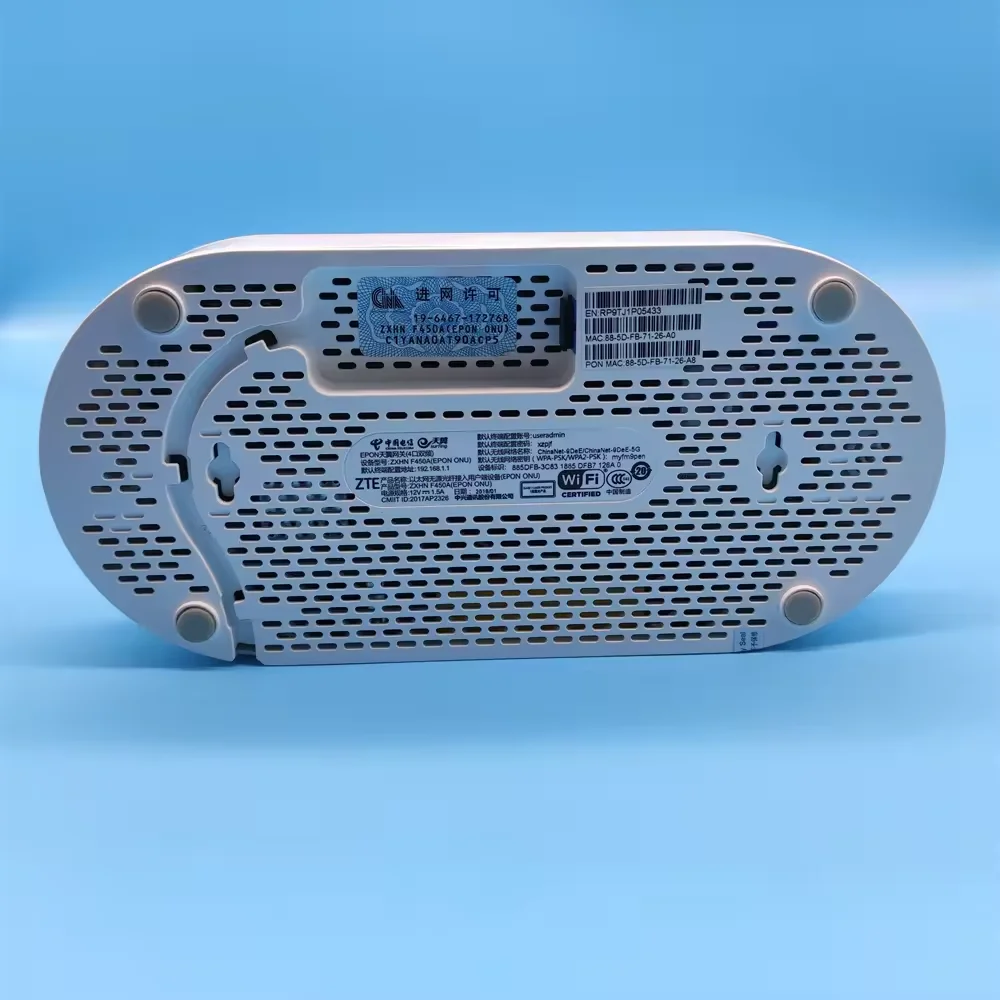 Dual Band F450A 4GE EPON Wifi External Antennas Ftth Fiber Onu-boxintelecom