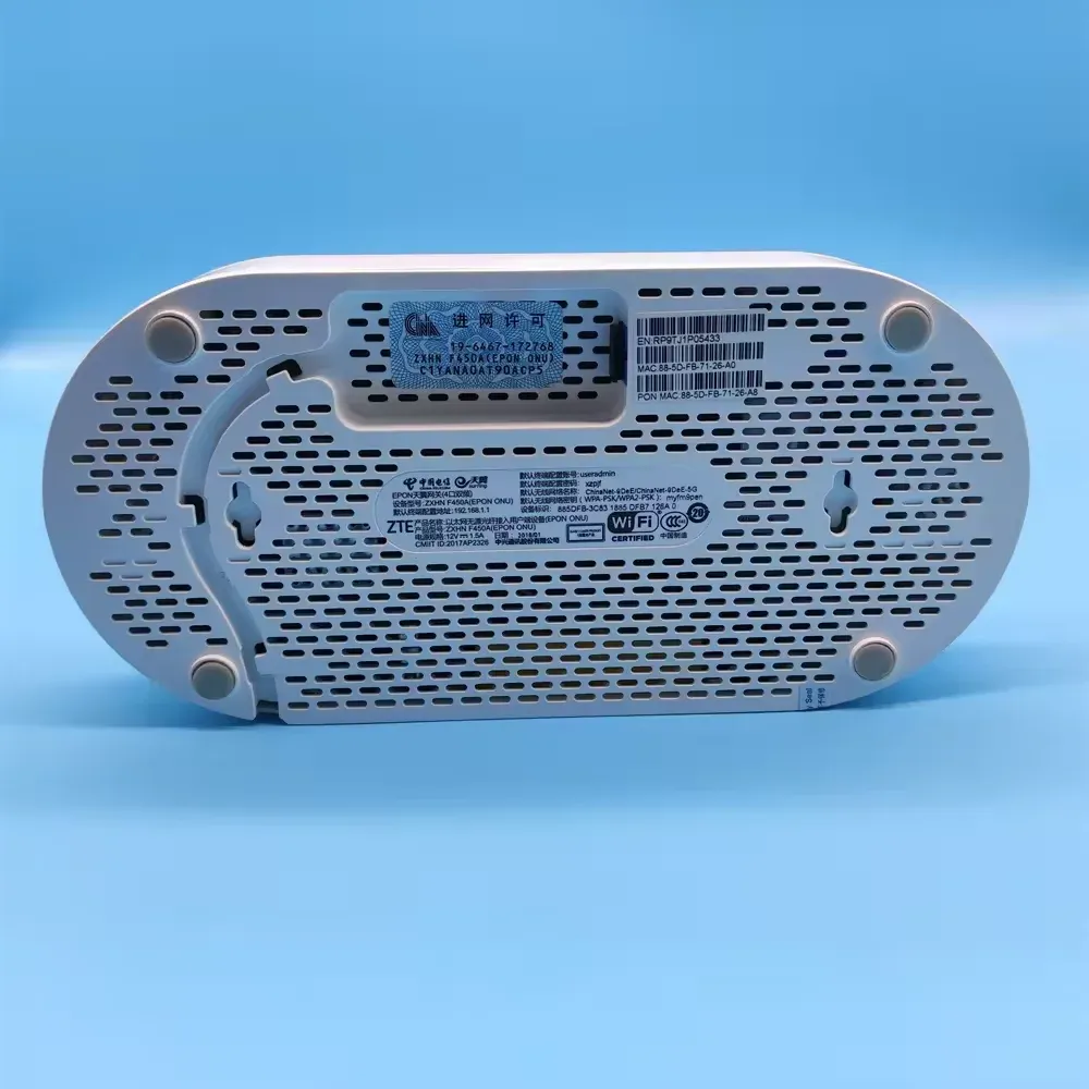 Dual Band F450A 4GE EPON Wifi External Antennas Ftth Fiber Onu-boxintelecom